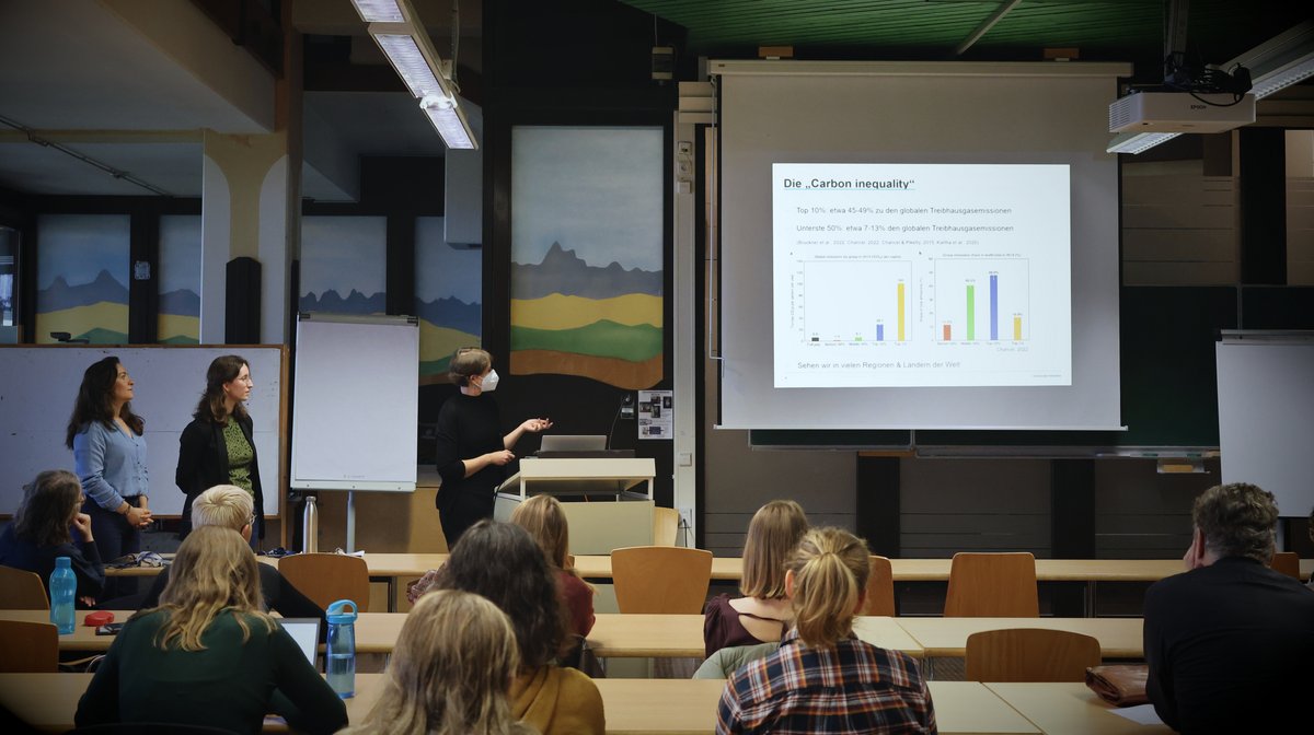 Julia Koller bei ihrem Vortrag im Rahmen der Public Sustainability Week 2024 ©AG Renner BIOJS