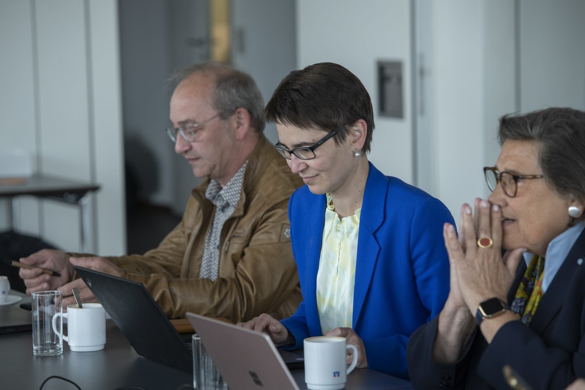 Mitglieder der DGE-Arbeitsgruppe Personalisierte Ernährung am 17.05.0204 beim Workshop in Konstanz ©Christian Hartz