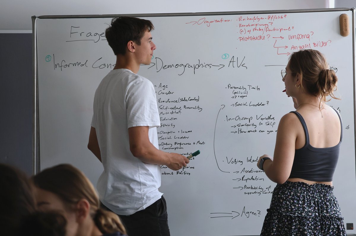 Studierende im Blockseminar Social Identity and Images of Eating, August 2024 ©AG Renner BIOJS